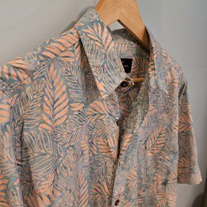 Pete Huntington men's Bali medium short sleeve button down shirt